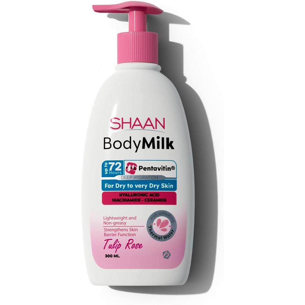 SHAAN BODY MILK  TULIP ROSE 300 ML